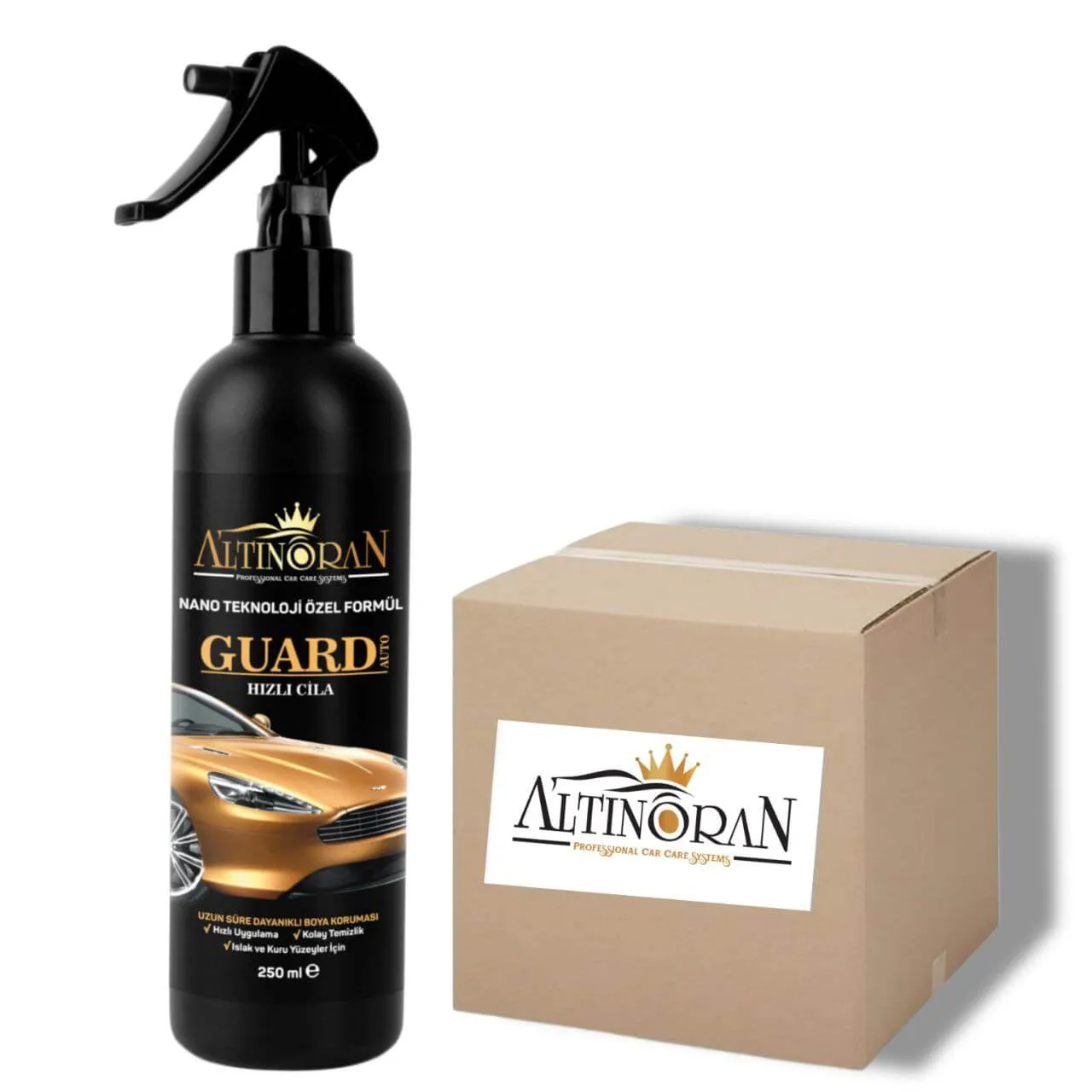 Altın oran Guard Auto Seramik Katkılı Hızlı Cila 250 ml  30 Adet