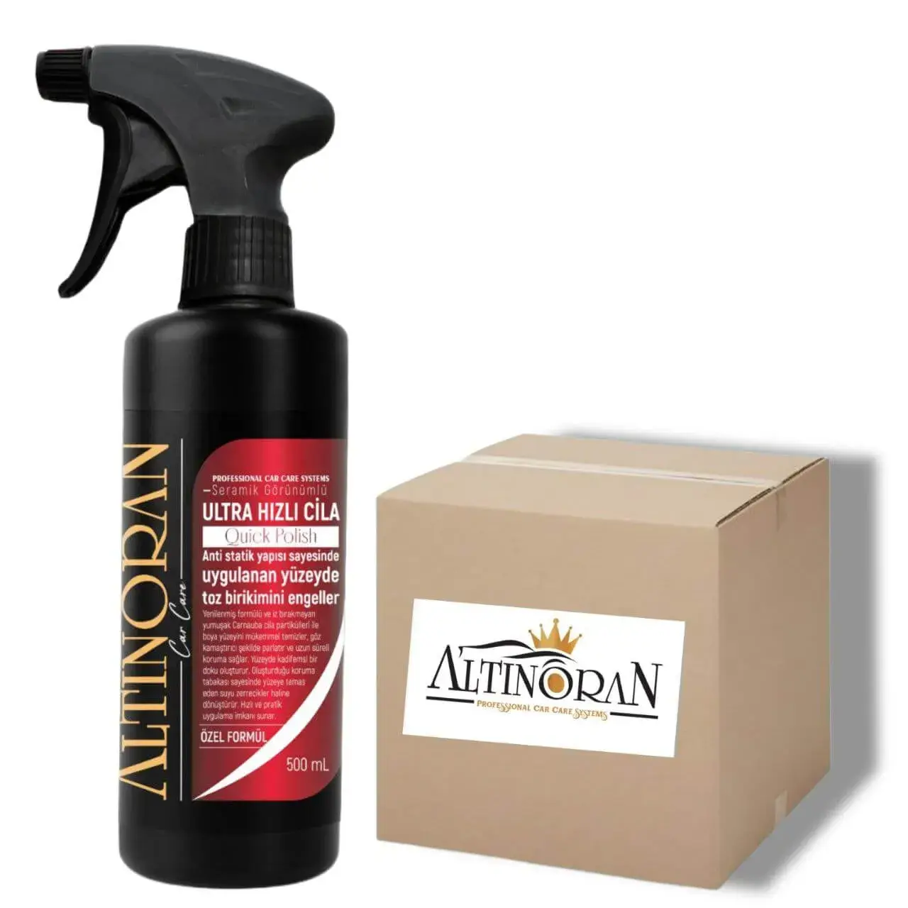 Altın Oran Seramik Katkılı Ultra Hızlı Cila 500 ml 20 Adet