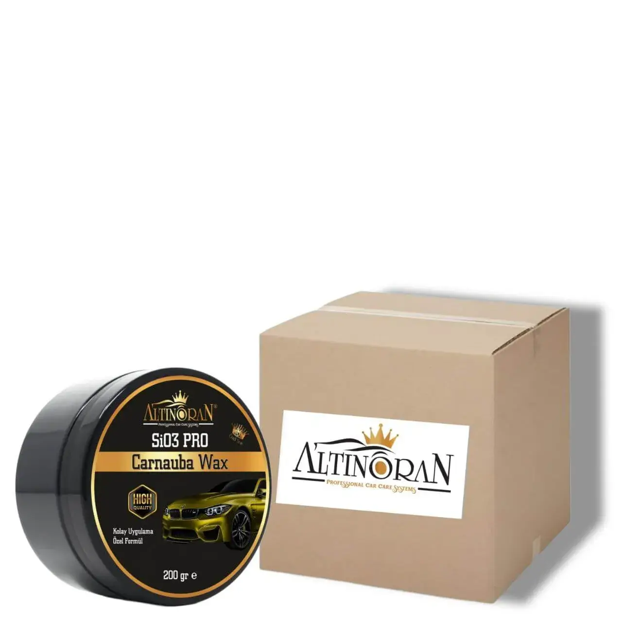 Altin Oran Sio3 Pro Carnauba Wax Ceramic Wax Krem Cila 9H 200 GR 12 Adet