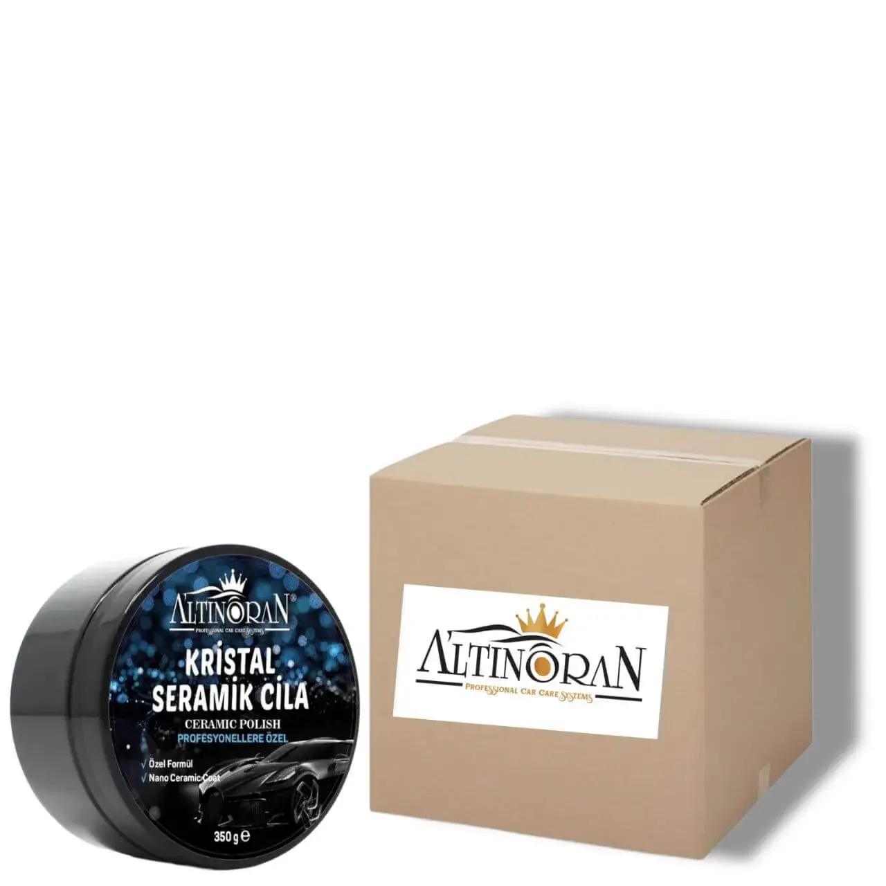 Altınoran Kristal Seramik Cila Hızlı Cila Krem Cila 350 ML 12 Adet