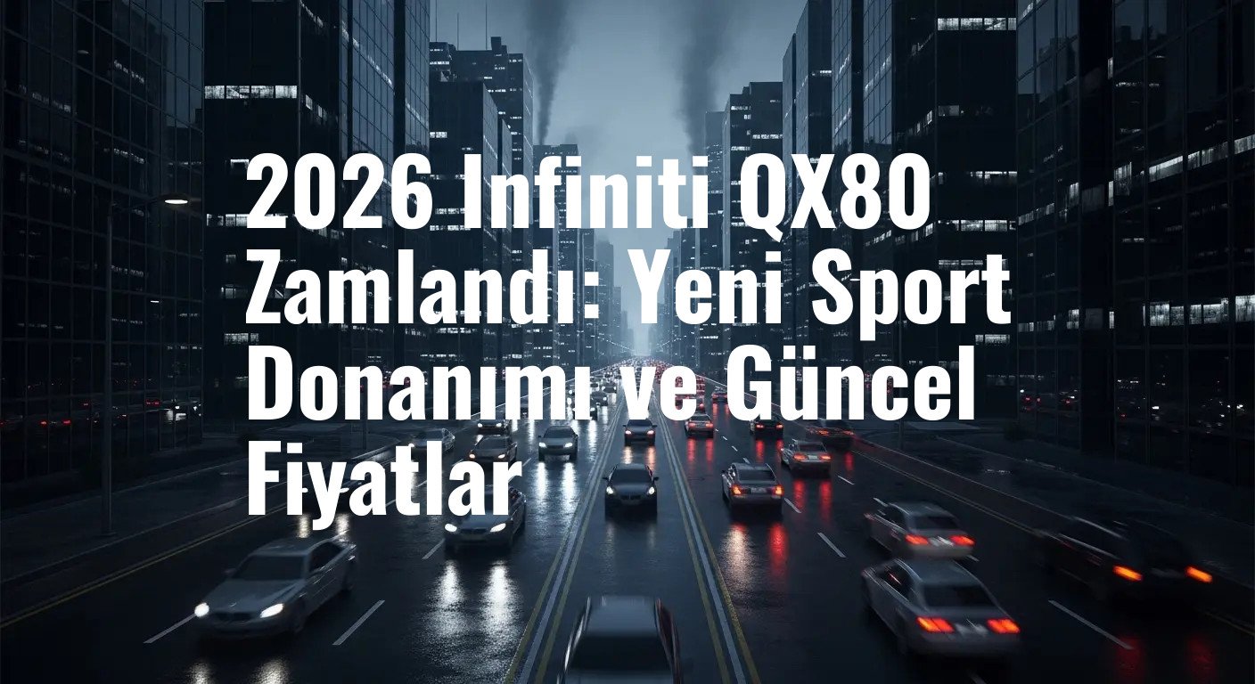 2026 Infiniti QX80 Zamlandı: Yeni Sport Donanımı ve Güncel Fiyatlar