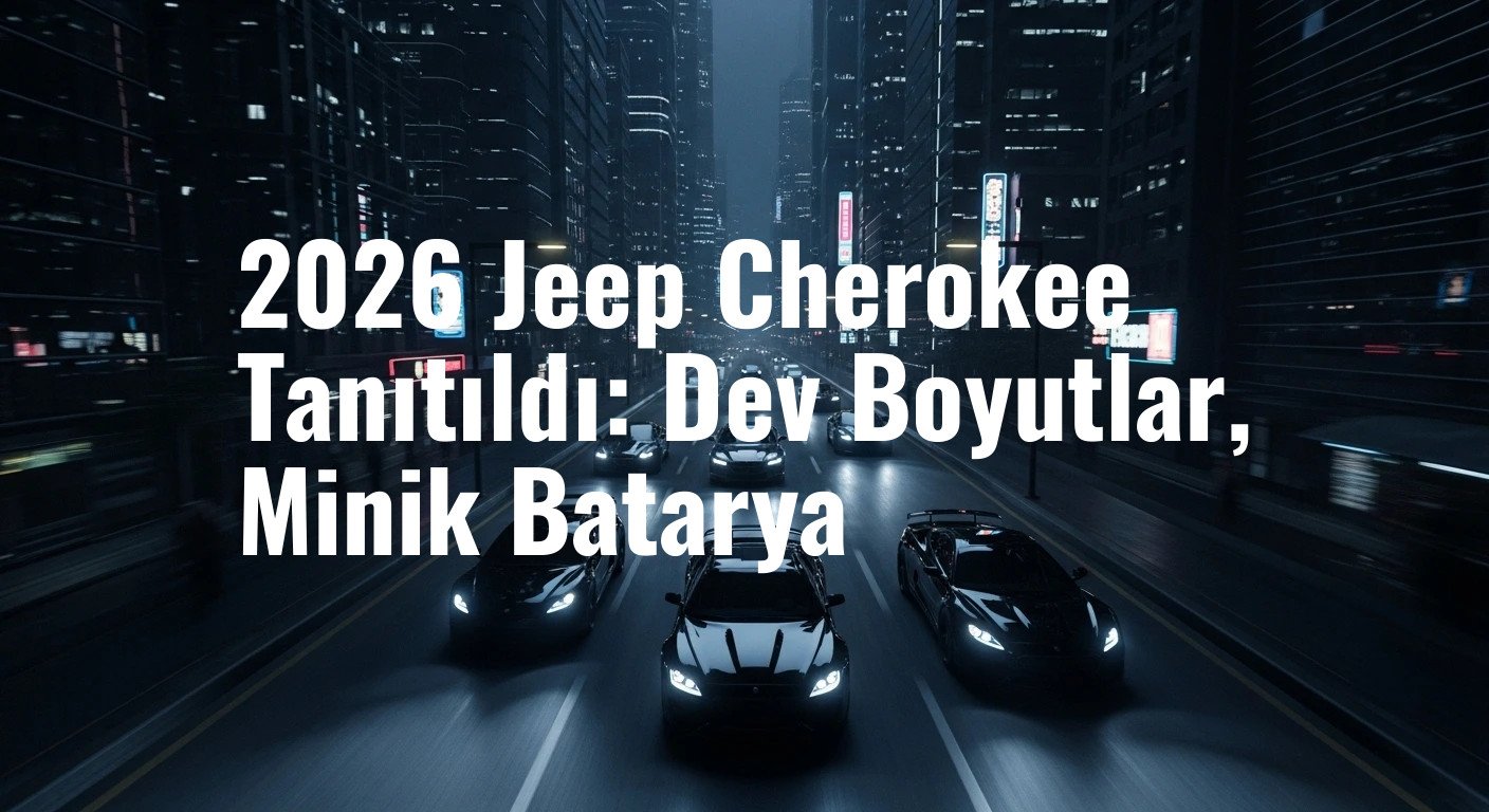 Yeni Nesil 2026 Jeep Cherokee: Hibrit Gücü ve Büyüyen Boyutlarıyla Sınıf Atlıyor