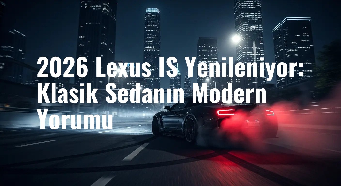 2026 Lexus IS Tanıtıldı: Eski Bir Dostun Yepyeni Dokunuşları ve Teknolojik Evrimi