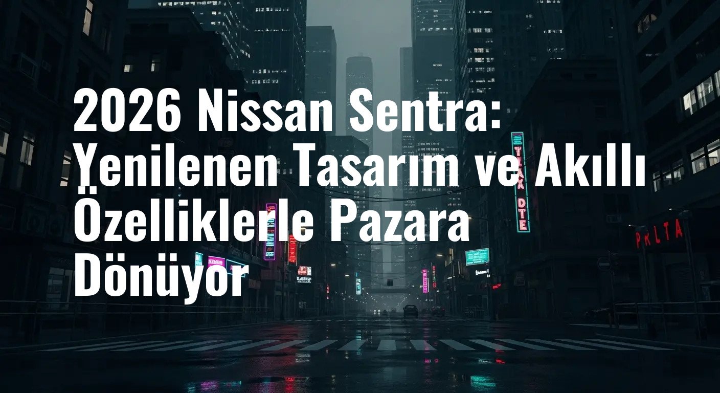 2026 Nissan Sentra: Yenilenen Tasarım ve Akıllı Özelliklerle Pazara Dönüyor