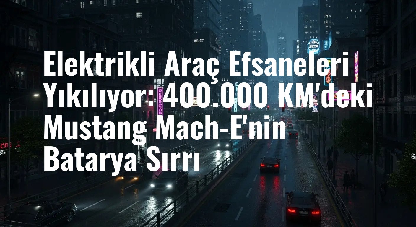400.000 KM Sınırını Aşan Ford Mustang Mach-E, Batarya Performansıyla Ezber Bozuyor