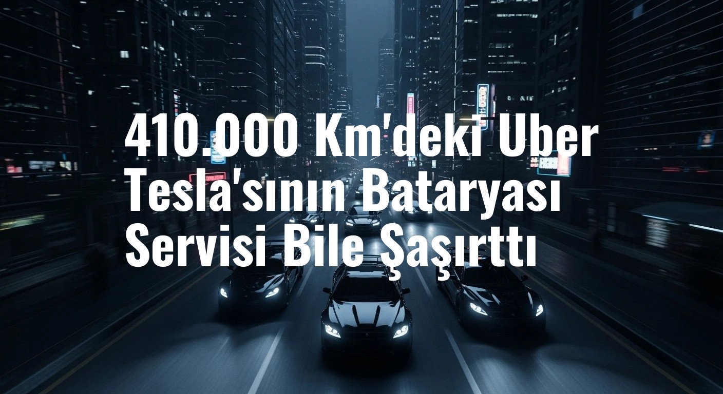 410.000 Km'deki Uber Tesla'sının Bataryası Servisi Bile Şaşırttı