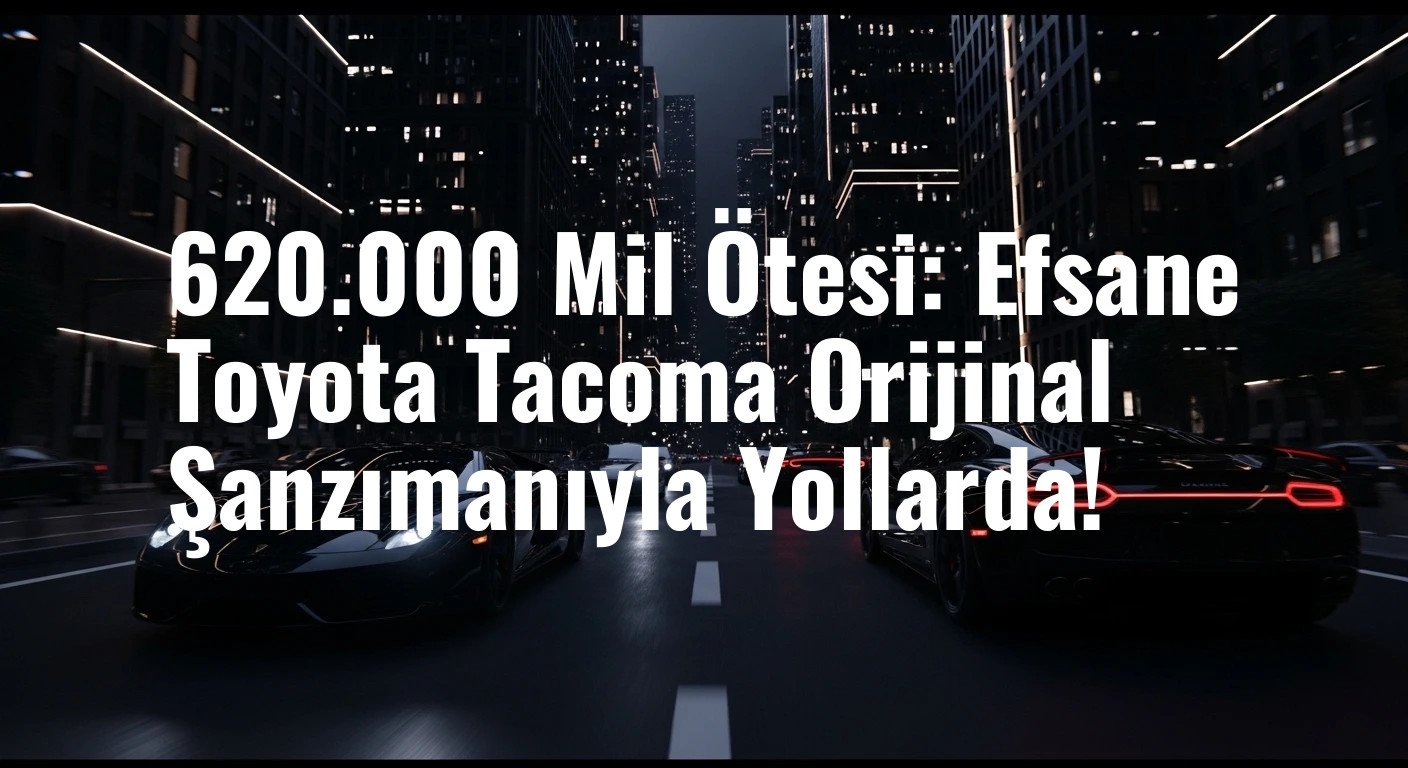 620.000 Mil Ötesi: Efsane Toyota Tacoma Orijinal Şanzımanıyla Yollarda!