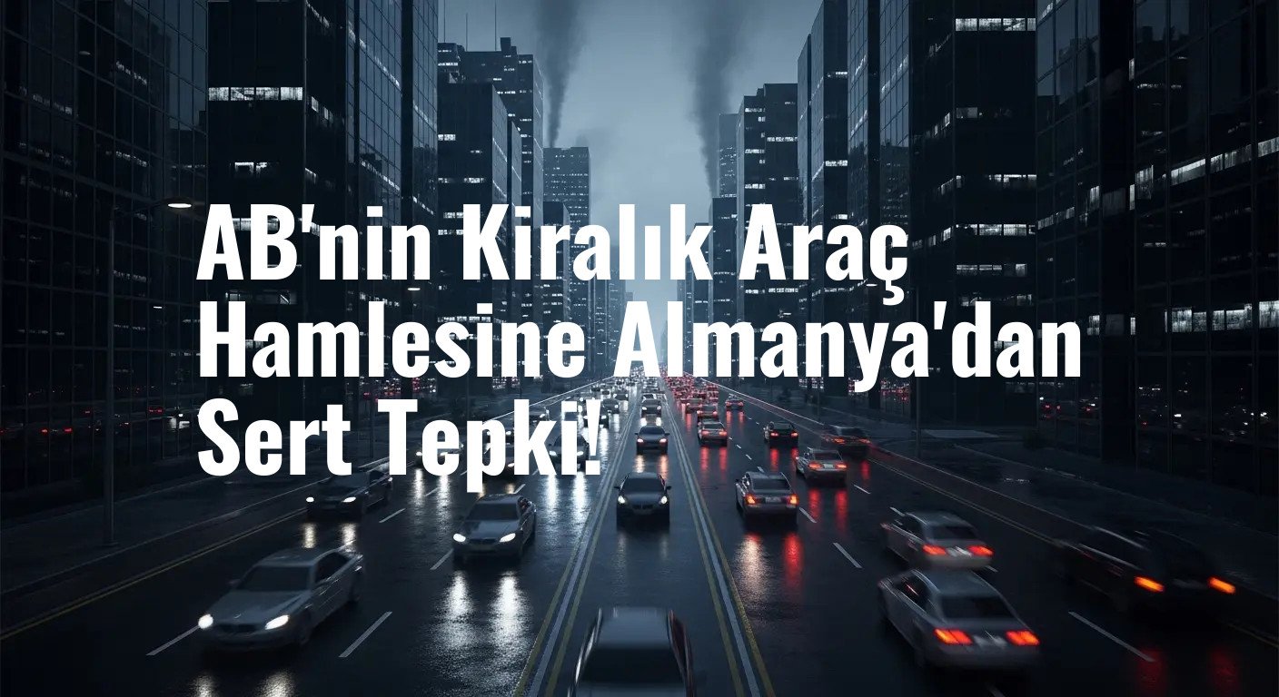 AB'nin Kiralık Araç Hamlesine Almanya'dan Sert Tepki!