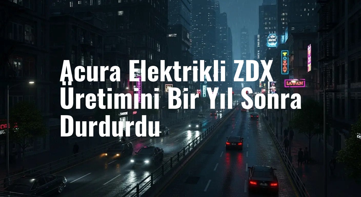 Acura Elektrikli ZDX Üretimini Bir Yıl Sonra Durdurdu