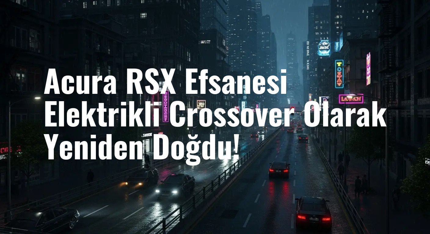 Acura RSX Efsanesi Elektrikli Crossover Olarak Yeniden Doğdu!