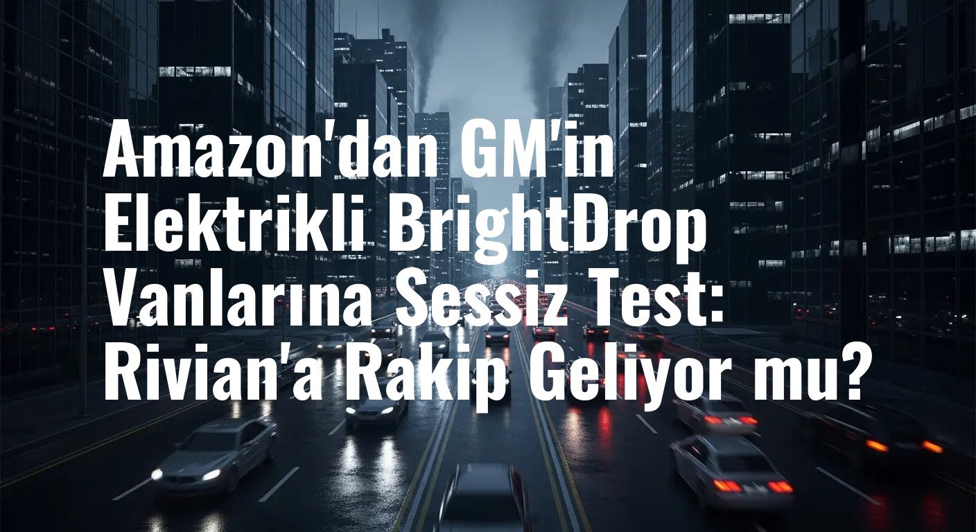 Amazon'dan GM'in Elektrikli BrightDrop Vanlarına Sessiz Test: Rivian'a Rakip Geliyor mu?