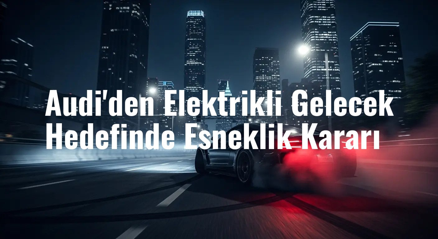 Audi, Tamamen Elektrikli Olma Hedefini Esnetti: İçten Yanmalı Motorlu Araçlar Bir Süre Daha Yollarda