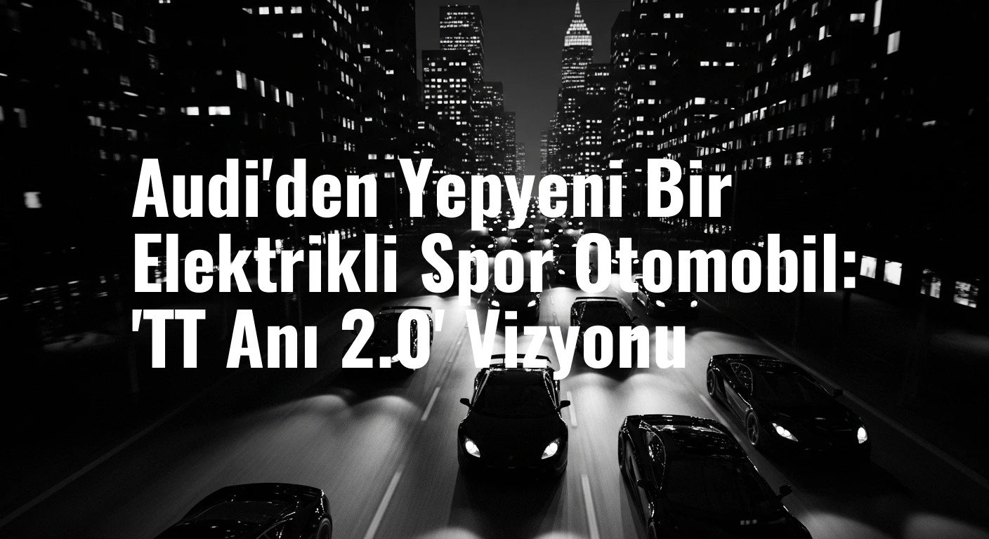 Audi'den Yepyeni Bir Elektrikli Spor Otomobil: 'TT Anı 2.0' Vizyonu