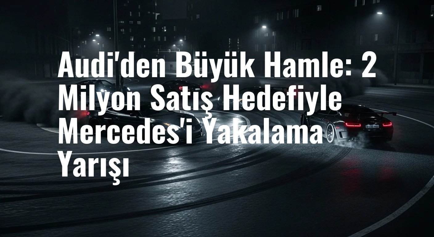 Audi'nin İddialı Yol Haritası: 2 Milyon Araç Satışı Hedefi ve Lüks Segmentteki Büyük Rekabet