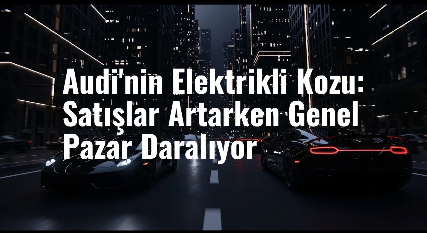 Audi'nin Elektrikli Kozu: Satışlar Artarken Genel Pazar Daralıyor