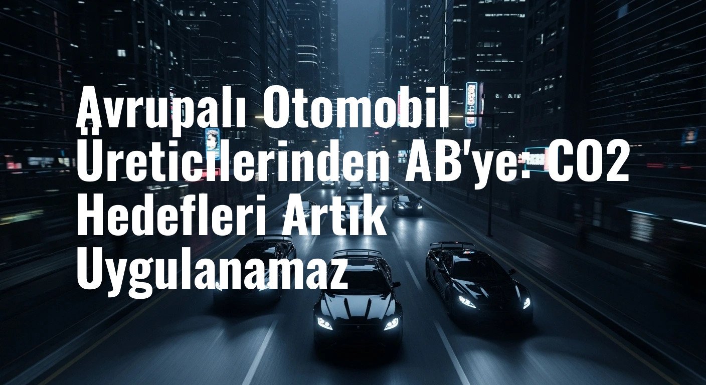 Avrupalı Otomobil Üreticilerinden AB'ye: CO2 Hedefleri Artık Uygulanamaz