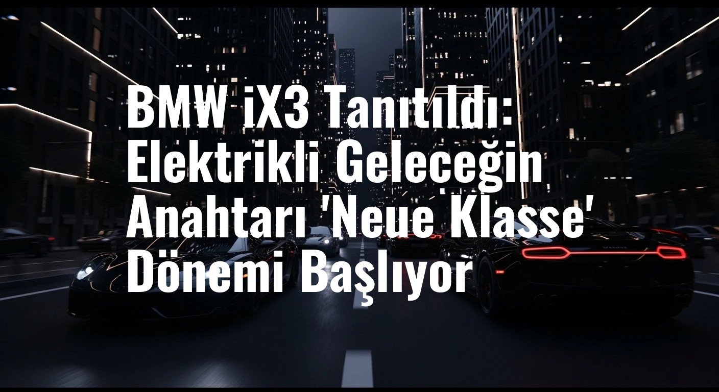 BMW iX3 Tanıtıldı: Elektrikli Geleceğin Anahtarı 'Neue Klasse' Dönemi Başlıyor