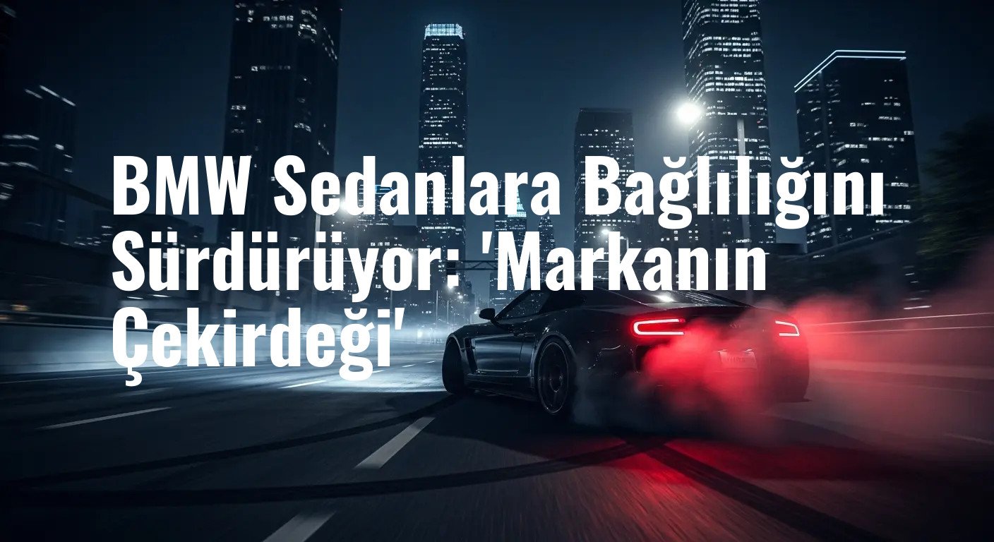 BMW Sedanlara Bağlılığını Sürdürüyor: 'Markanın Çekirdeği'
