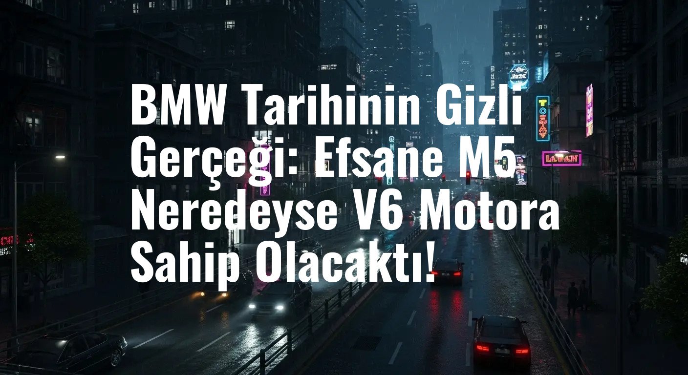 BMW M Tarihini Değiştirebilecek Karar: Efsanevi E39 M5 İçin Düşünülen V6 Motor Gerçeği
