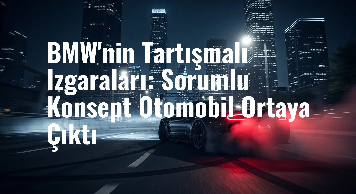 BMW'nin Tartışmalı Izgaraları: Sorumlu Konsept Otomobil Ortaya Çıktı