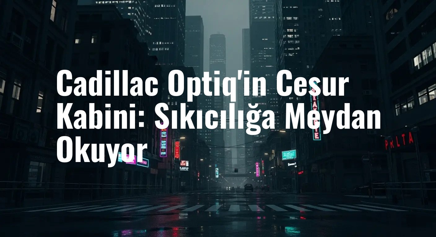 Cadillac Optiq'in Cesur Kabini: Sıkıcılığa Meydan Okuyor