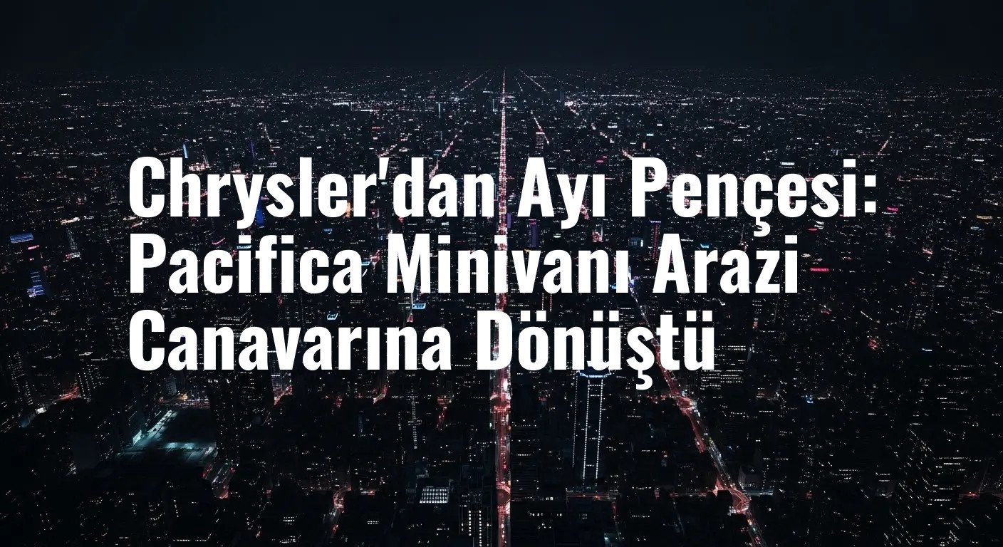 Chrysler'dan Ayı Pençesi: Pacifica Minivanı Arazi Canavarına Dönüştü