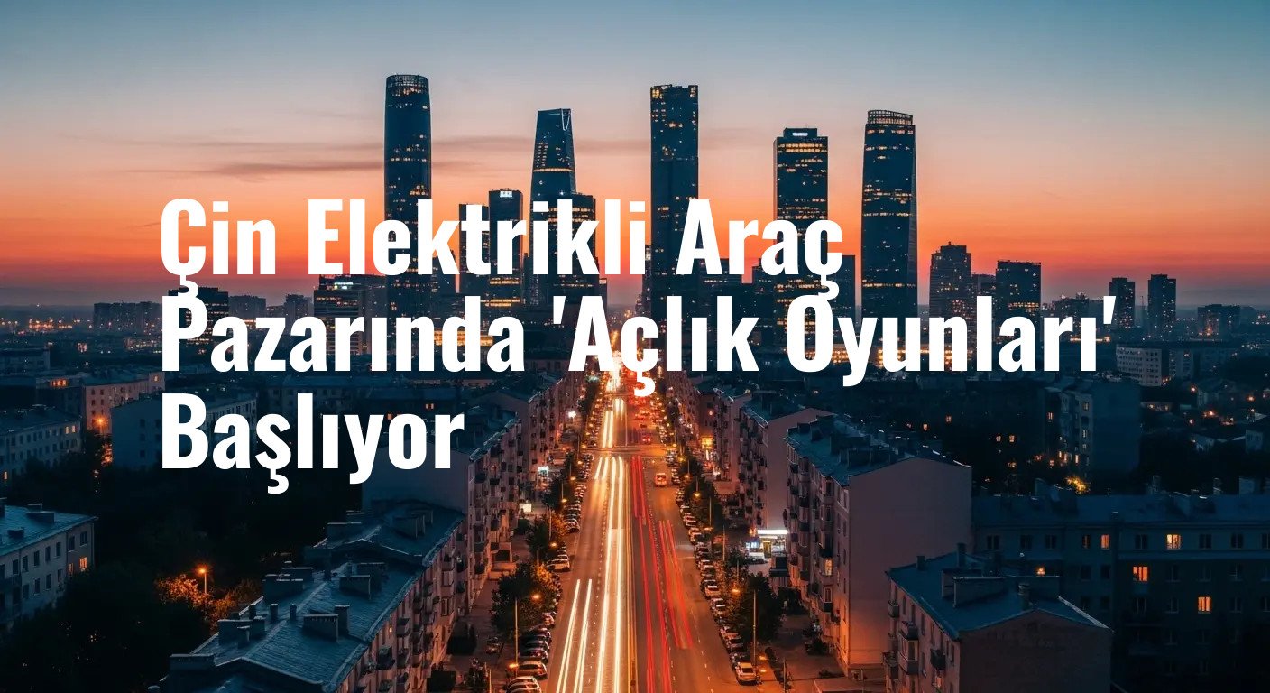 Çin Elektrikli Araç Pazarında 'Açlık Oyunları' Başlıyor