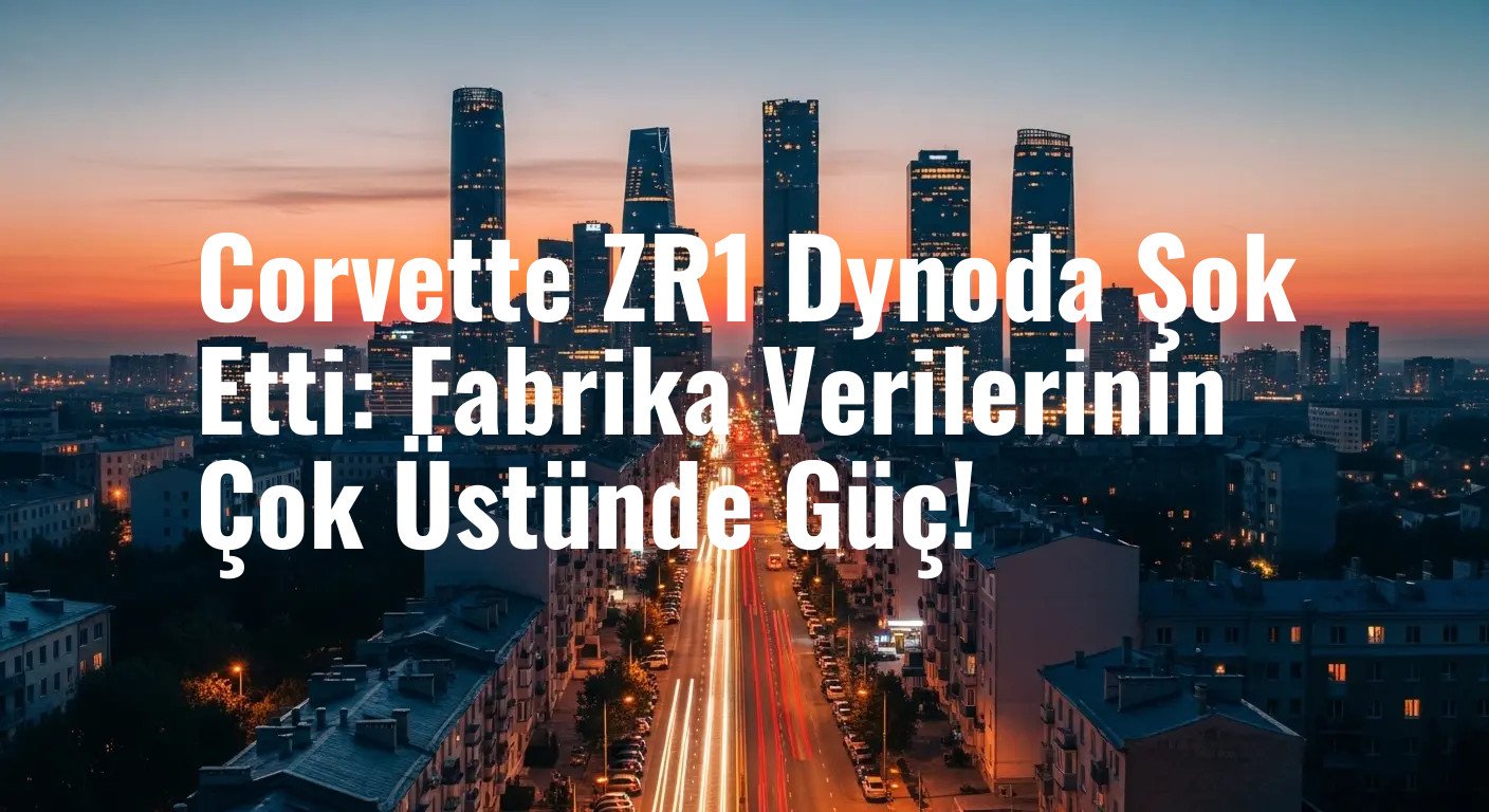 Corvette ZR1 Dynoda Şok Etti: Fabrika Verilerinin Çok Üstünde Güç!