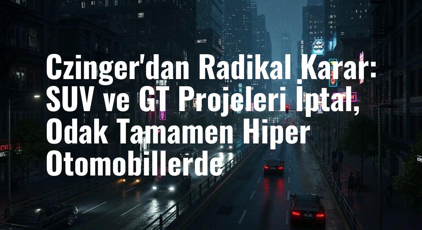 Czinger'dan Radikal Karar: SUV ve GT Projeleri İptal, Odak Tamamen Hiper Otomobillerde