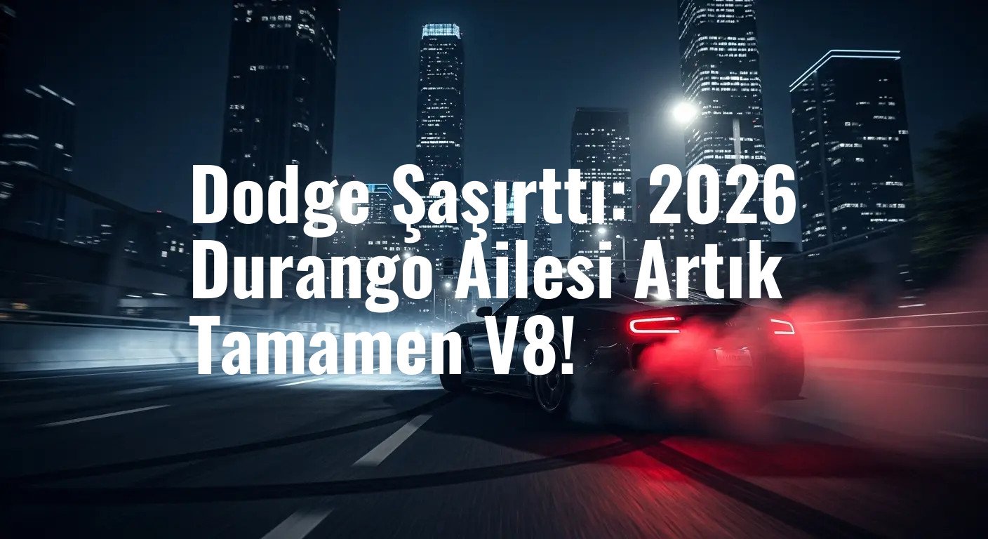 Dodge Şaşırttı: 2026 Durango Ailesi Artık Tamamen V8!