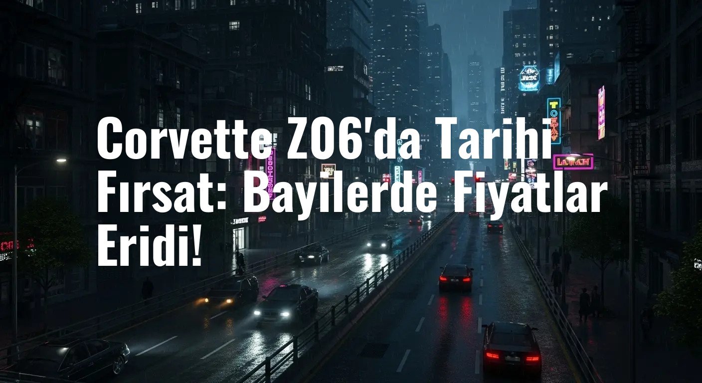 Efsane Geri Döndü, Fiyatları Düştü: Corvette Z06'da Beklenmedik İndirimler!