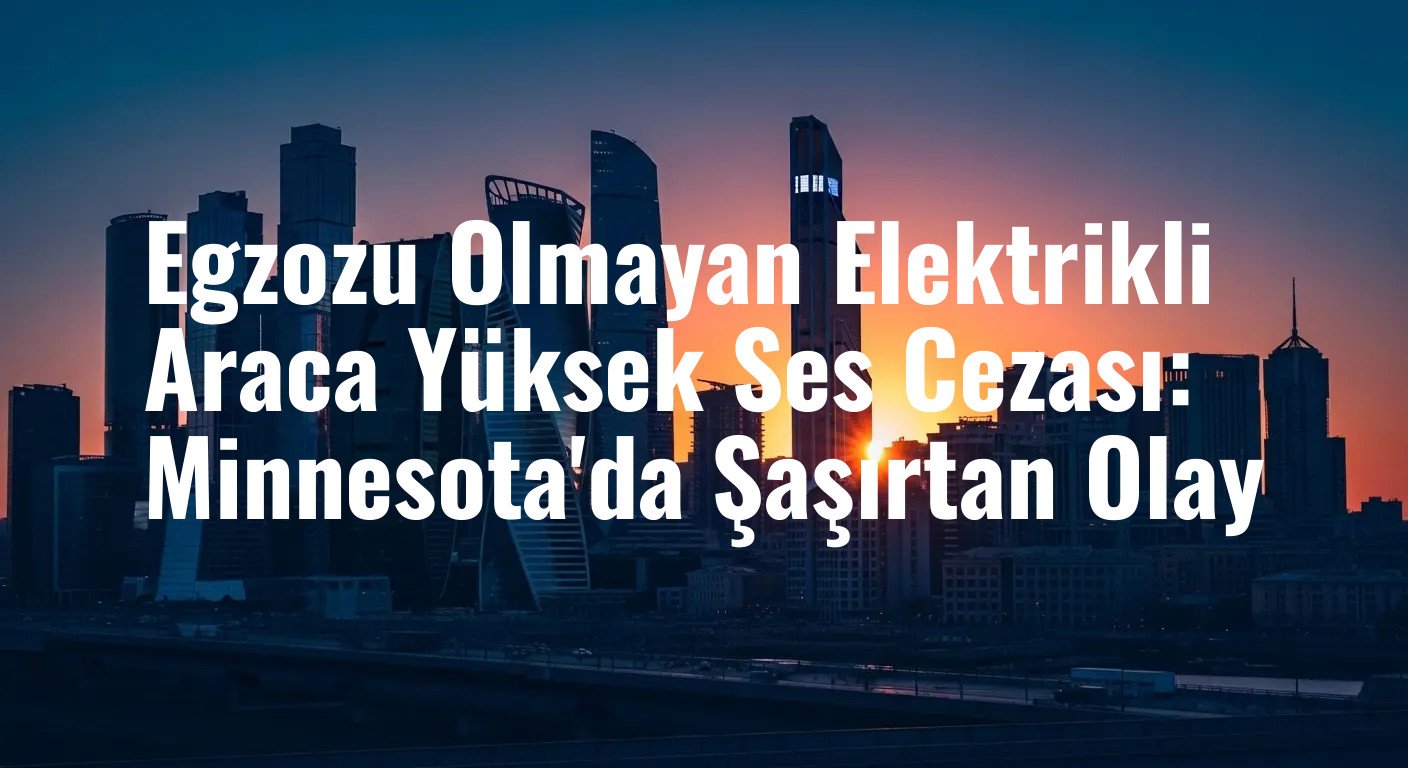 Dodge Charger Daytona EV Sürücüsüne Egzozsuz Egzoz Gürültüsü Cezası: Yasalarda Gri Alan!