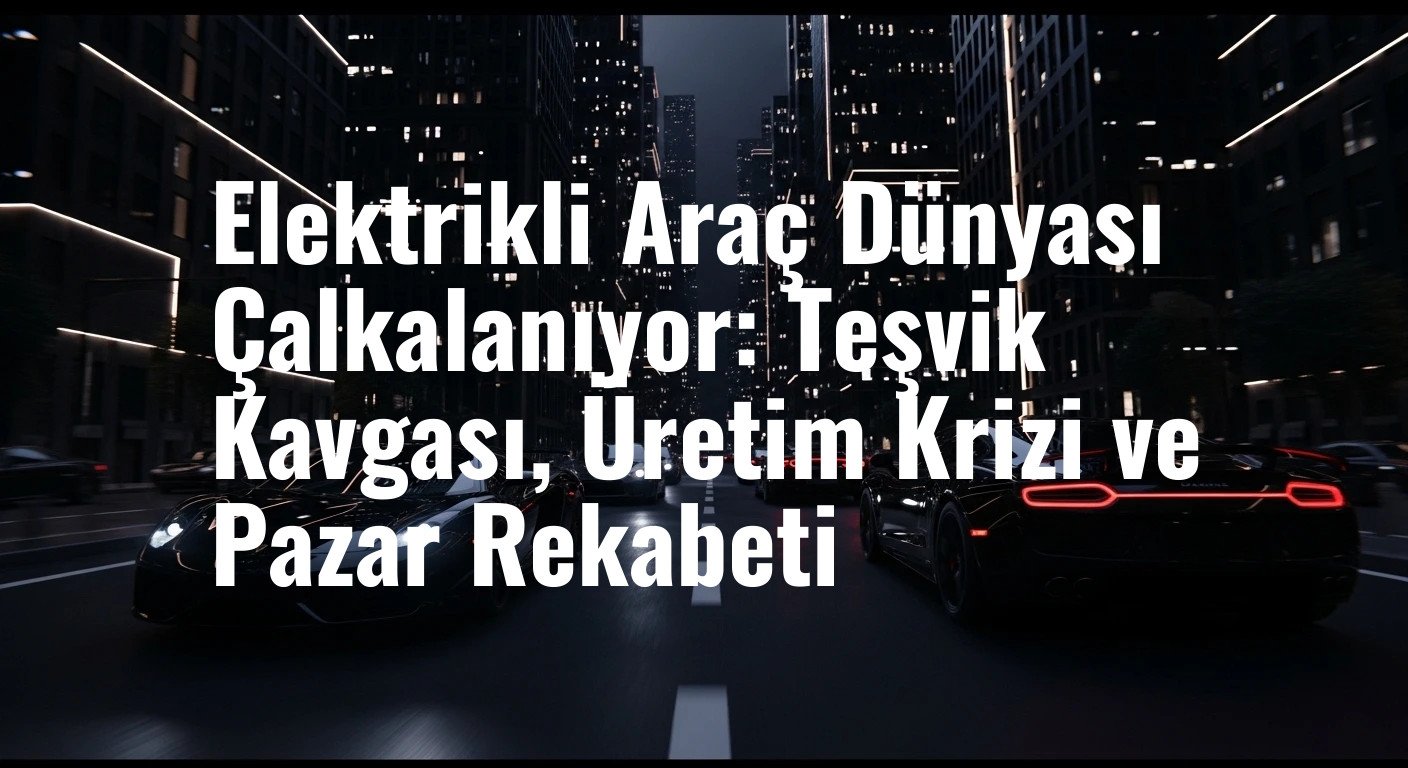 Elektrikli Araç Dünyası Çalkalanıyor: Teşvik Kavgası, Üretim Krizi ve Pazar Rekabeti
