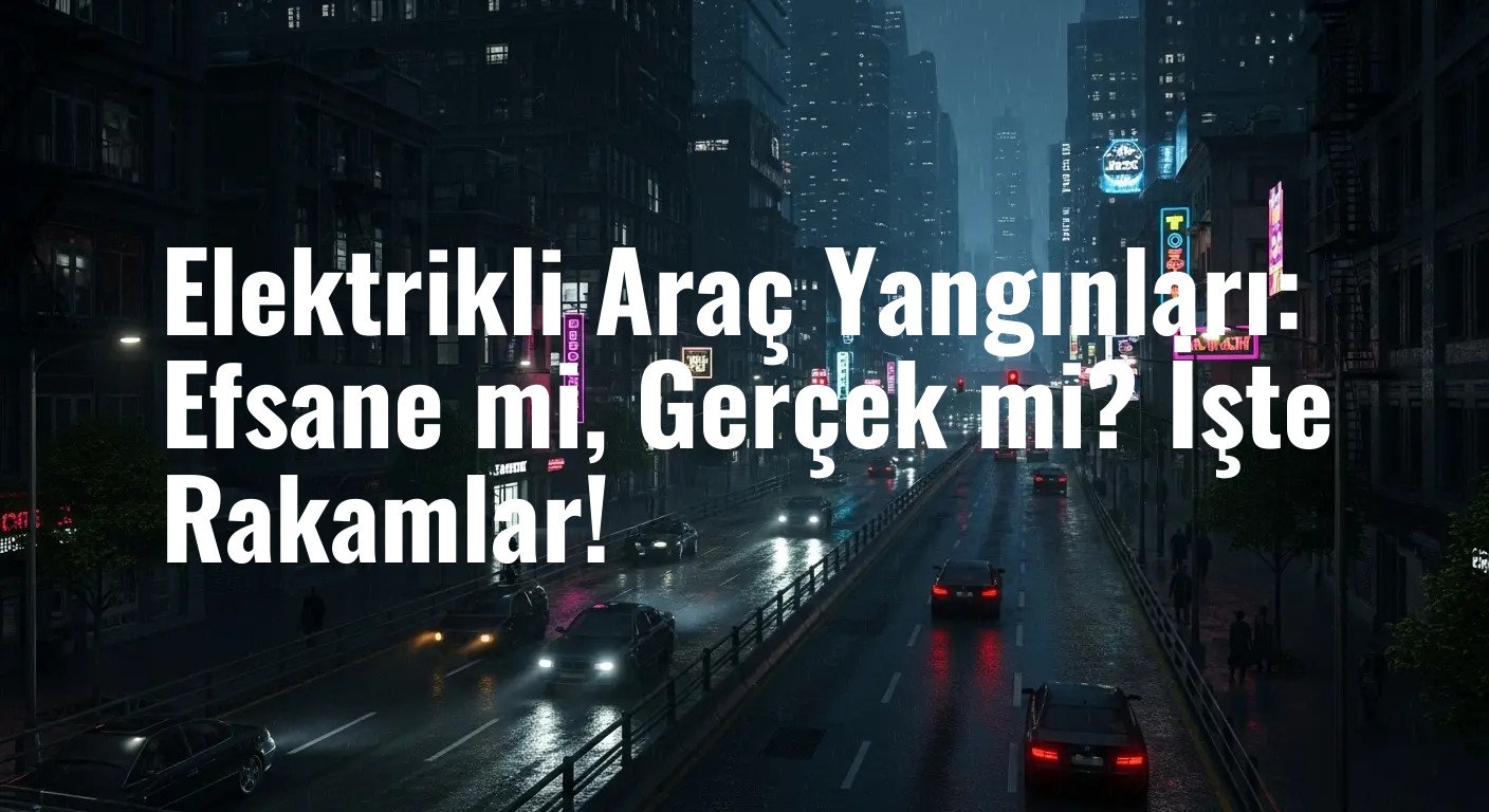Elektrikli Araç Yangınları: Efsane mi, Gerçek mi? İşte Rakamlar!