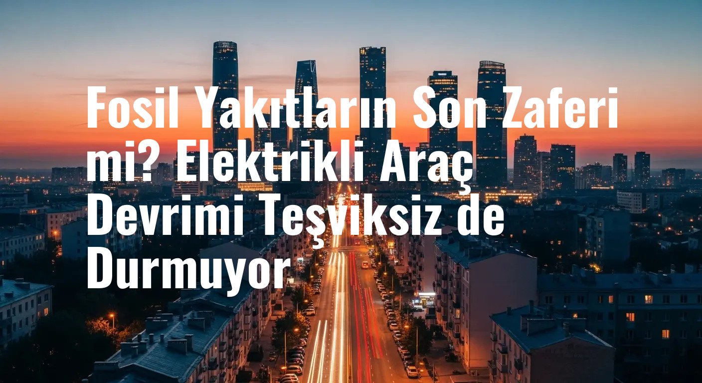 Fosil Yakıtların Son Zaferi mi? Elektrikli Araç Devrimi Teşviksiz de Durmuyor