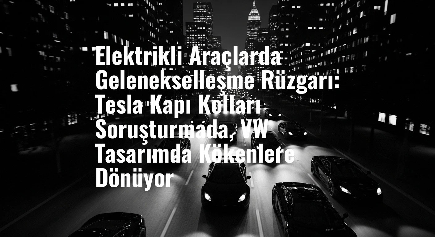 Elektrikli Araçlarda Gelenekselleşme Rüzgarı: Tesla Kapı Kolları Soruşturmada, VW Tasarımda Kökenlere Dönüyor