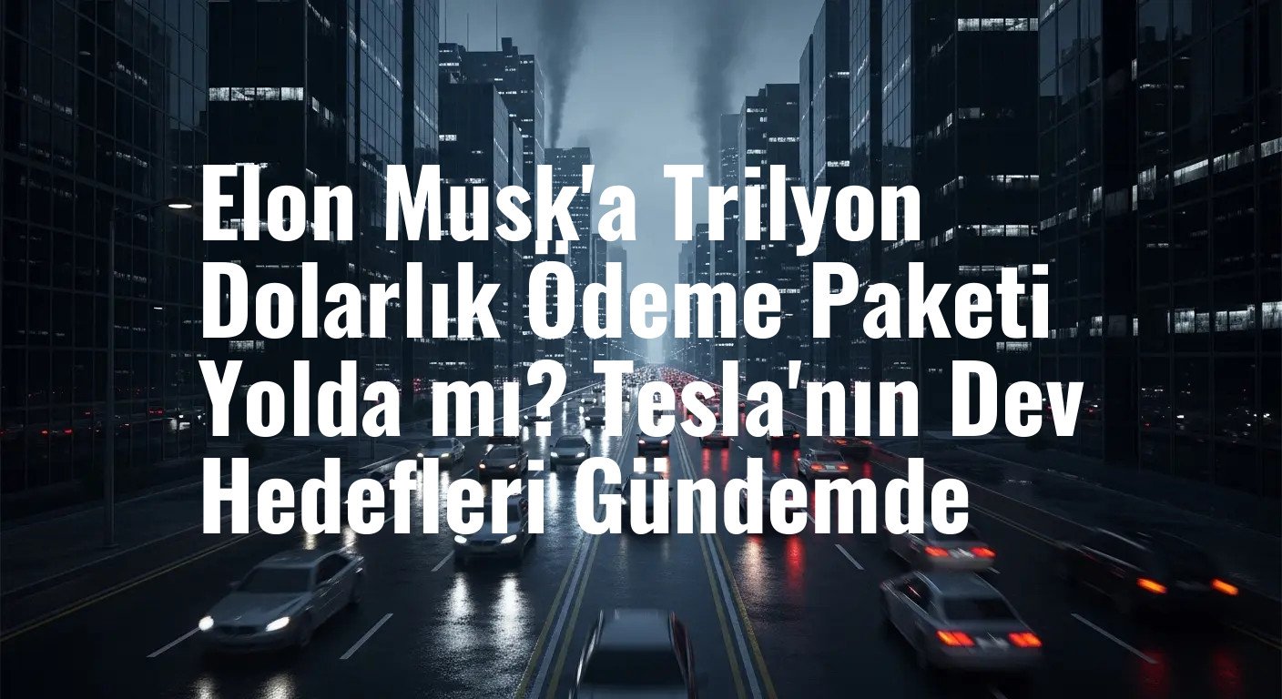 Elon Musk'a Trilyon Dolarlık Ödeme Paketi Yolda mı? Tesla'nın Dev Hedefleri Gündemde
