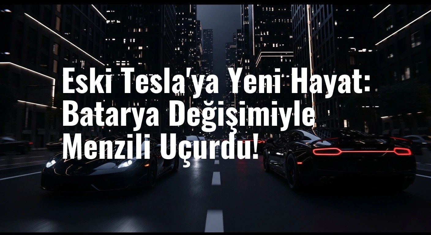Eski Tesla'ya Yeni Hayat: Batarya Değişimiyle Menzili Uçurdu!