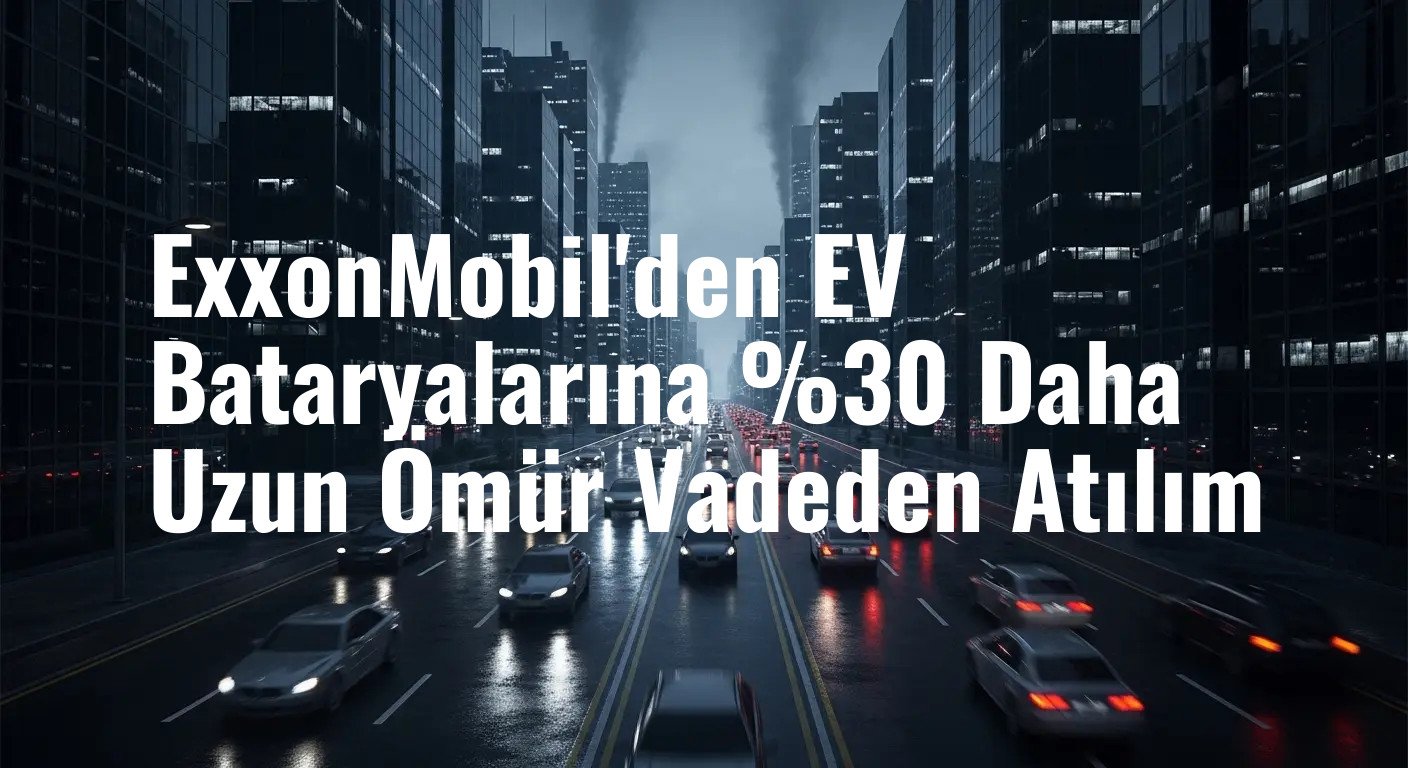 ExxonMobil'den EV Bataryalarına %30 Daha Uzun Ömür Vadeden Atılım