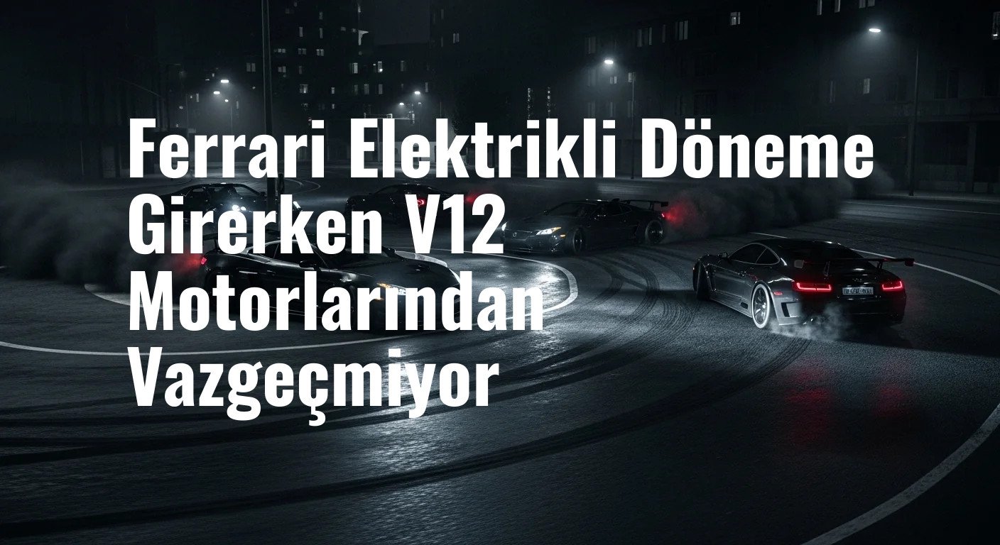 Ferrari Elektrikli Döneme Girerken V12 Motorlarından Vazgeçmiyor