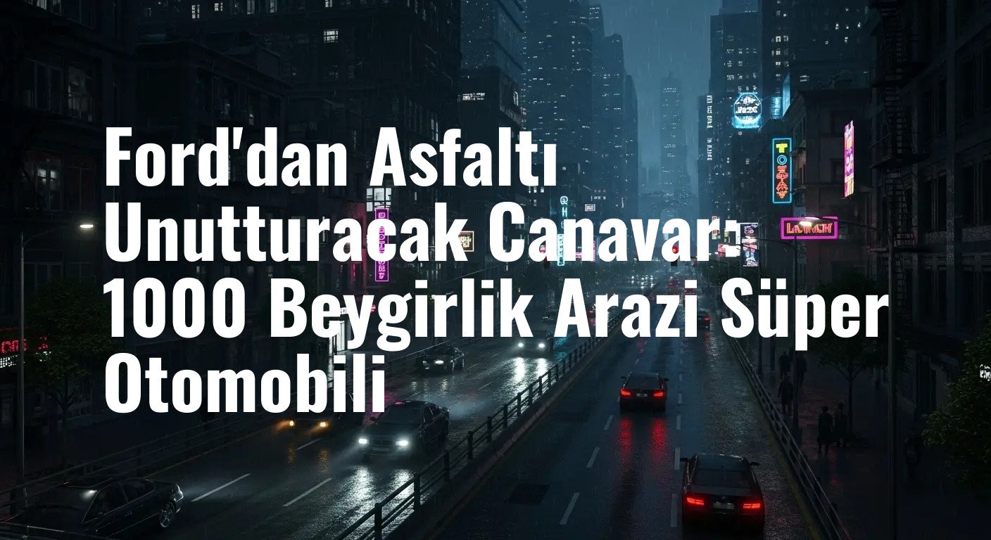 Ford'dan Devrim Gibi Proje: 1000 Beygirlik Hibrit Arazi Süper Otomobili Yolda