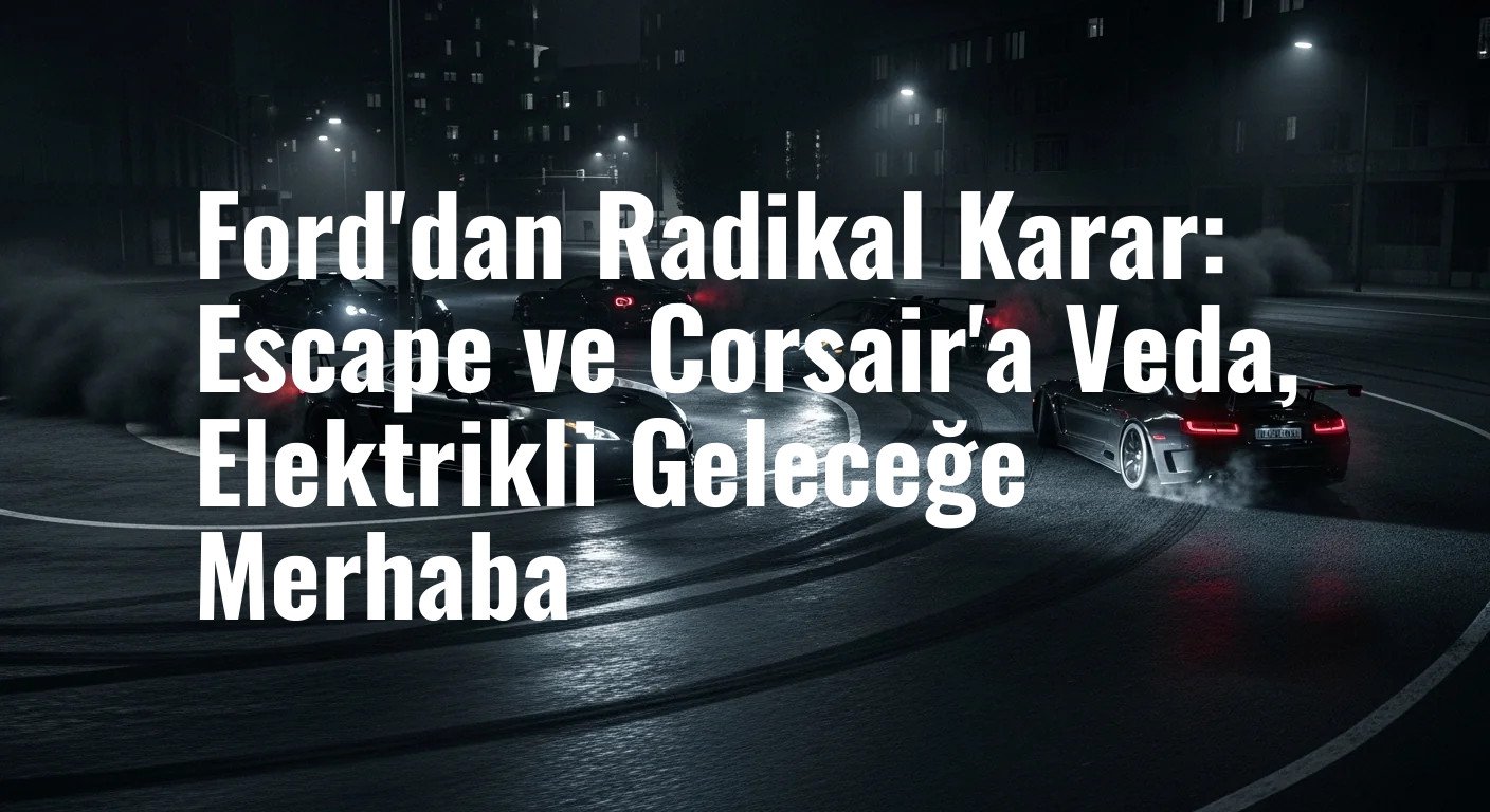 Ford'dan Radikal Karar: Escape ve Corsair'a Veda, Elektrikli Geleceğe Merhaba