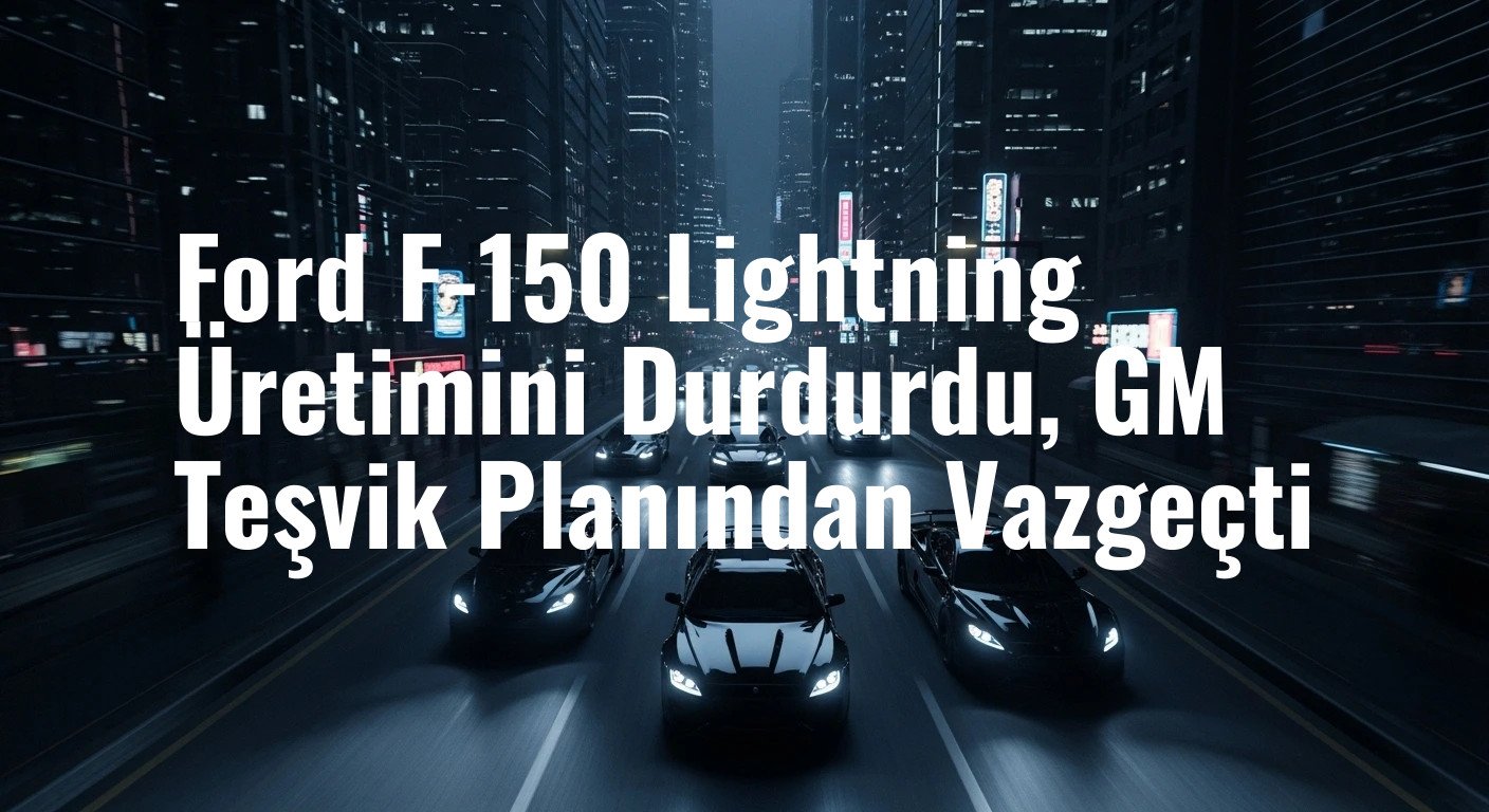 Ford F-150 Lightning Üretimini Durdurdu, GM Teşvik Planından Vazgeçti
