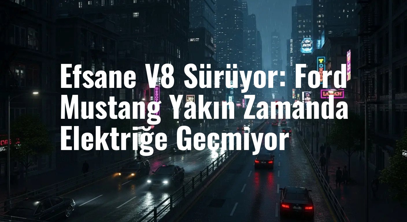 Efsane V8 Sürüyor: Ford Mustang Yakın Zamanda Elektriğe Geçmiyor