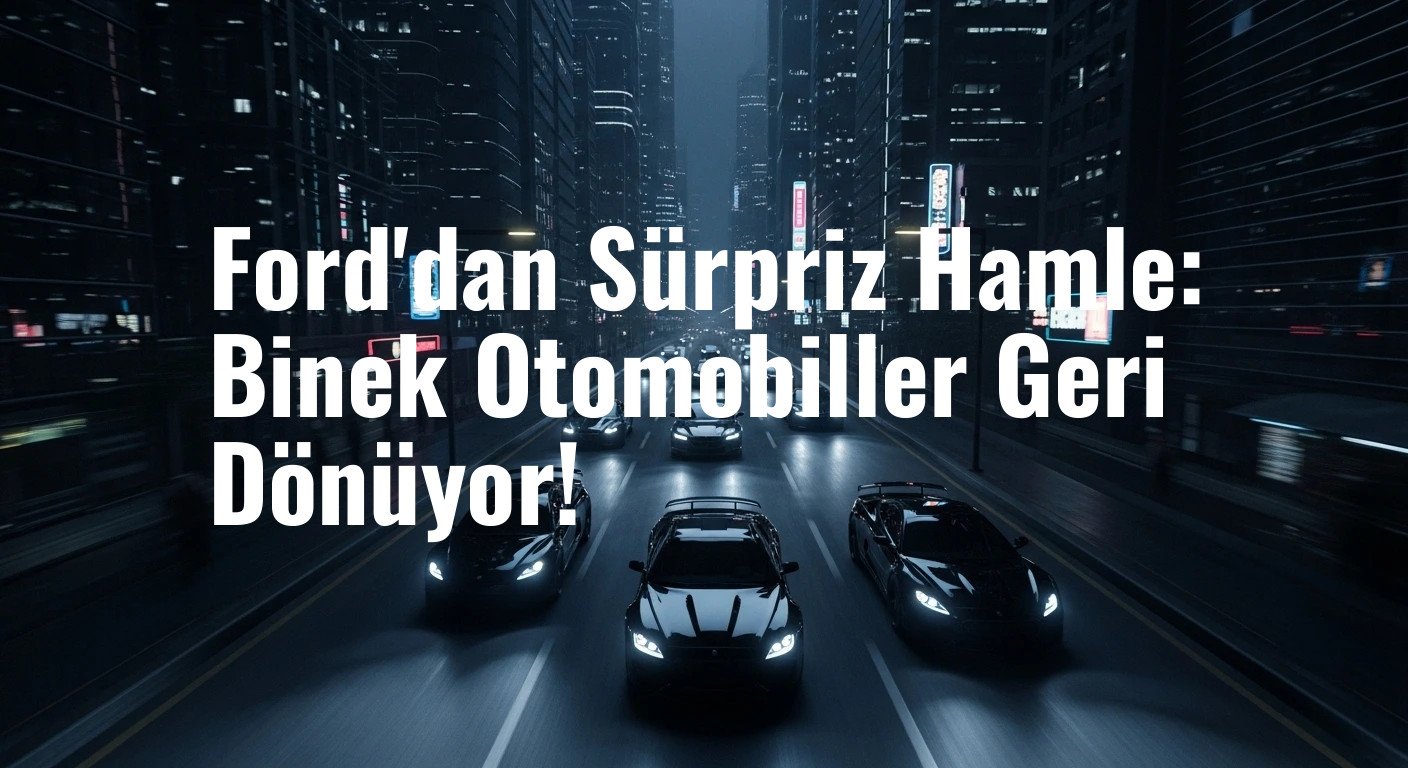 Ford, Binek Otomobil Arenasına Geri Dönüyor: "Sizi Hoş Bir Sürpriz Bekliyor"