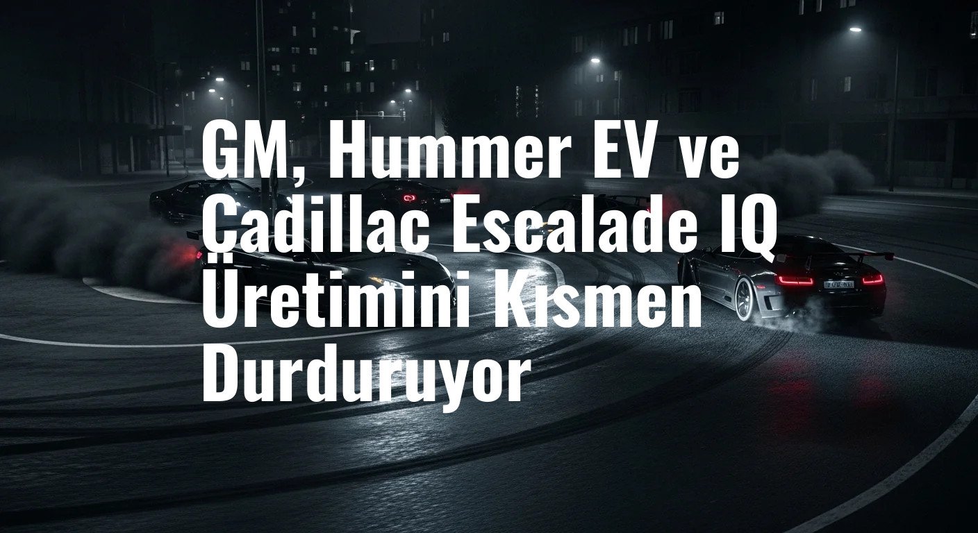 <h1>GM'den Stratejik Hamle: Büyük Elektrikli Araçların Üretimi Geçici Olarak Duruyor</h1>