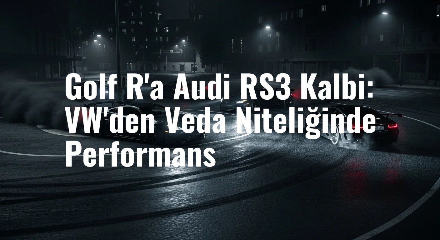 Volkswagen Golf R, Audi RS3'ün Beş Silindirli Motoruyla Geliyor: İçten Yanmalının Son Dansı?
