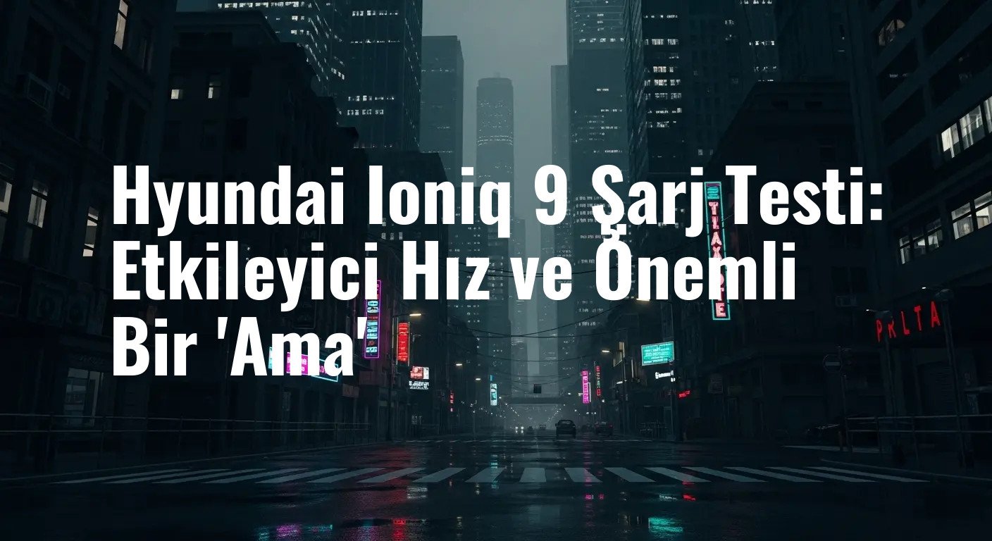 Hyundai Ioniq 9 Şarj Performansıyla Göz Dolduruyor, Ancak Bir Şartla