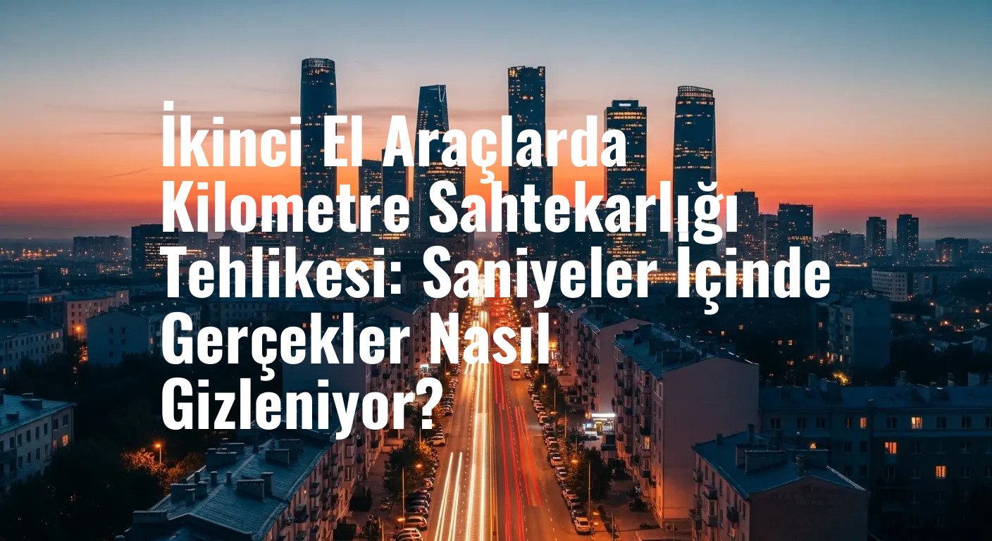 İkinci El Araç Alıcıları Dikkat: Kilometre Sahtekarlığı Birkaç Saniyede Nasıl Yapılıyor?