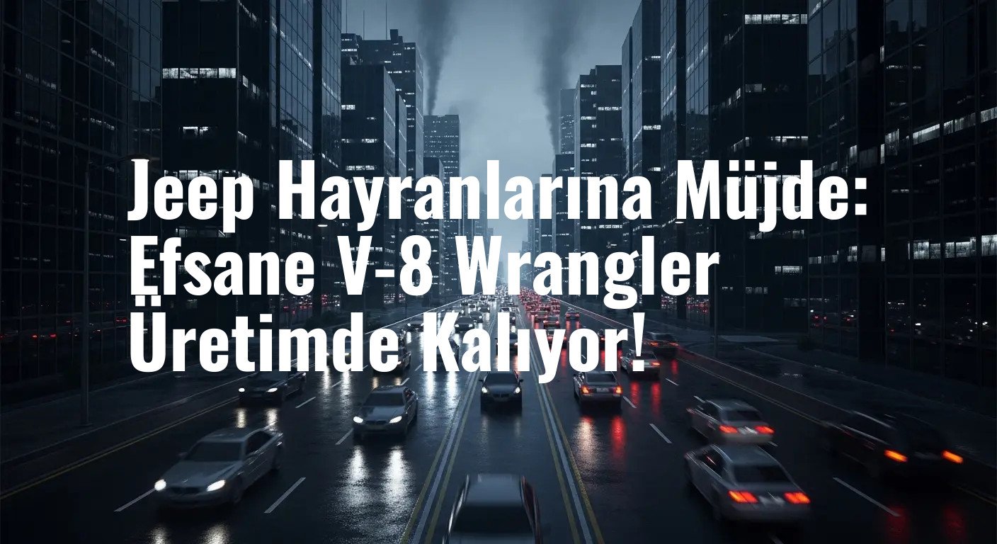 Jeep Hayranlarına Müjde: Efsane V-8 Wrangler Üretimde Kalıyor!